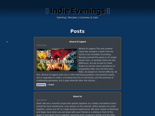 posts screenshot