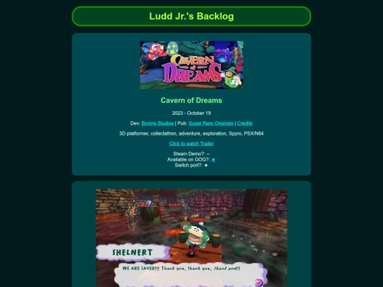 pages/ljb-cavernofdreams screenshot