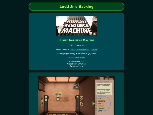 pages/ljb-humanresourcemachine screenshot