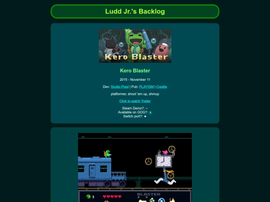 pages/ljb-keroblaster screenshot