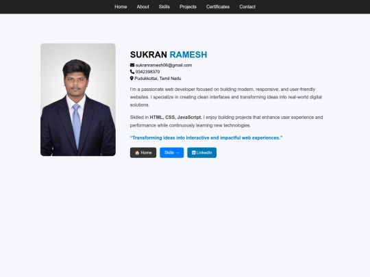 portfolio/about screenshot