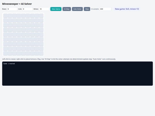 minesweeper screenshot