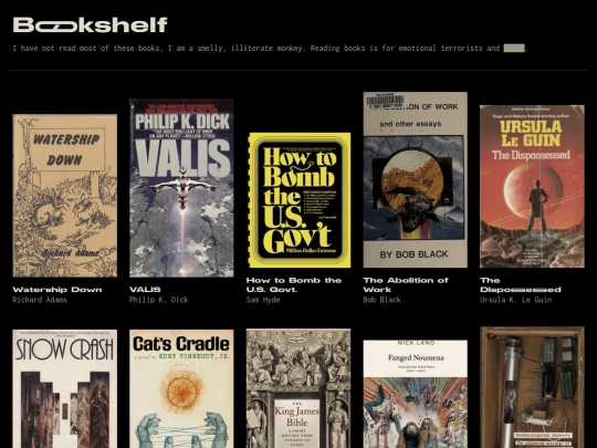 bookshelf screenshot