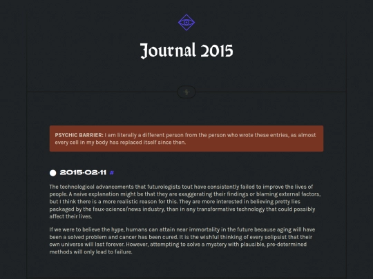 journal/2015 screenshot