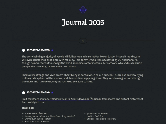 journal/2025 screenshot