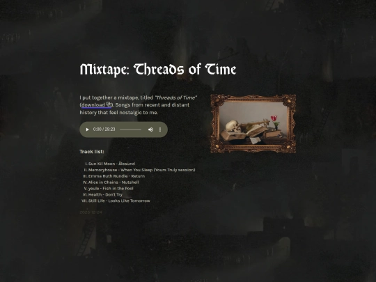 misc/mixtape-threads-of-time screenshot