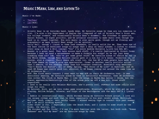 music screenshot