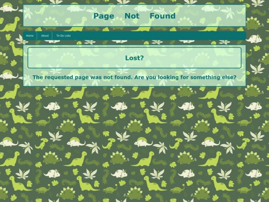 not_found screenshot