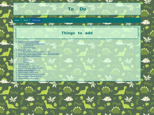 todo/site screenshot