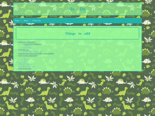 todo/website screenshot