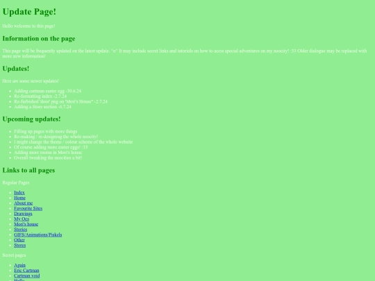 Updates screenshot