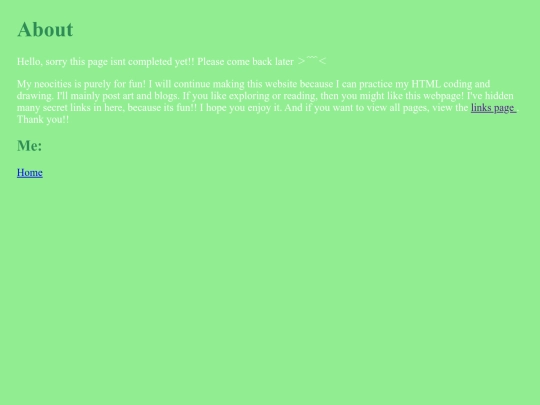 new pages/About screenshot