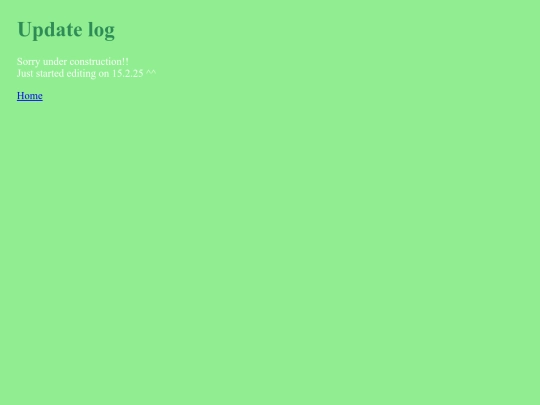 new pages/UpdateLog screenshot