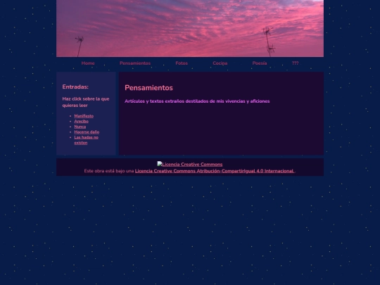 Pensamientos screenshot