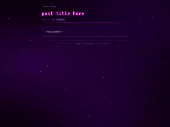 post-template screenshot