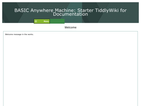 BAM_DocumentationStarter screenshot