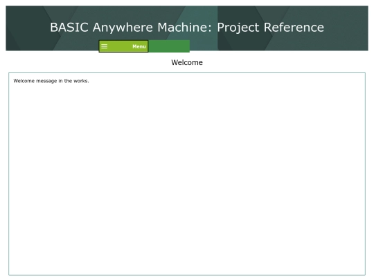 BAM_ProjectReference screenshot