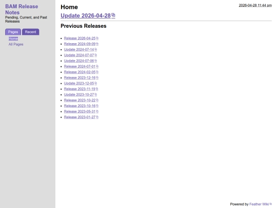BAM_ReleaseNotes screenshot