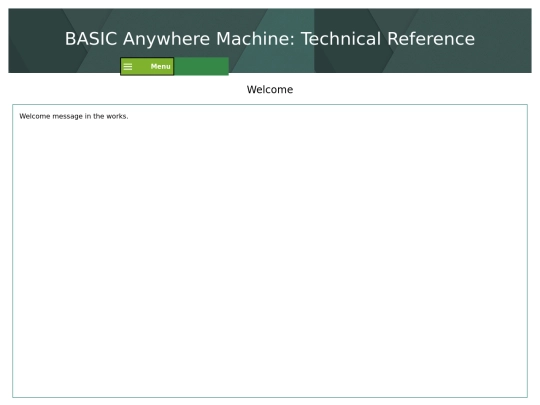BAM_TechnicalDocumentation screenshot