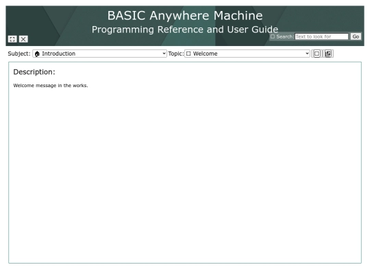 Test/BAM_ProgReference screenshot