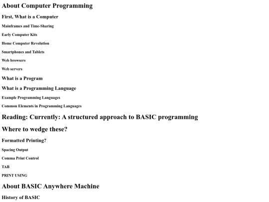 Test/BamDocPlanningPlainOutline screenshot