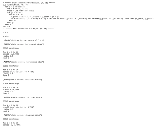 Test/Scroll Super-Test.prod.bas screenshot