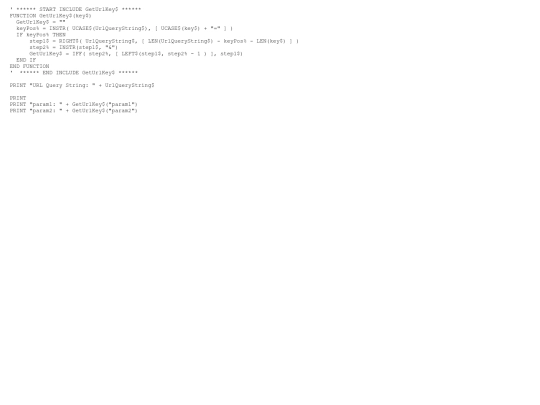 Test/UrlQueryString$ Tester.prod.bas screenshot