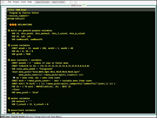 bam-ide screenshot