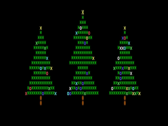sample_programs/ASCII Christmas Tree.prod.run screenshot