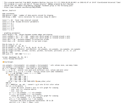 sample_programs/Aizawa Attractor.prod.bas screenshot