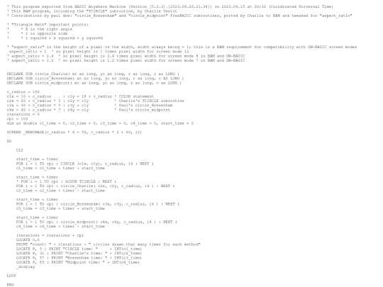 sample_programs/Alternative Circle Tester II.prod.bas screenshot