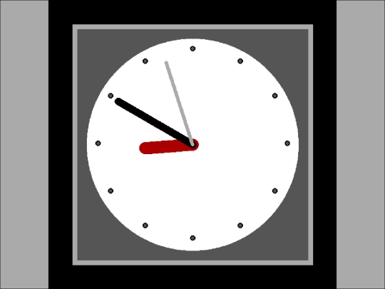 sample_programs/Analog Clock by b+.prod.run screenshot