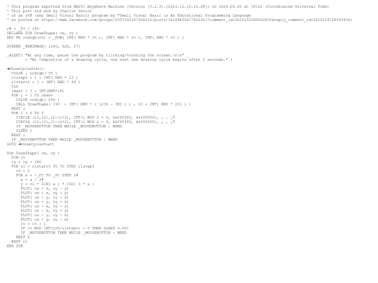 sample_programs/Arabesque Trig Drawing.prod.bas screenshot