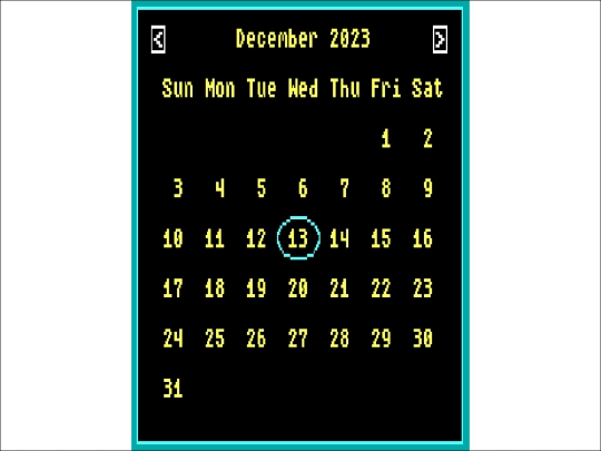 sample_programs/BAM Calendar.prod.run screenshot