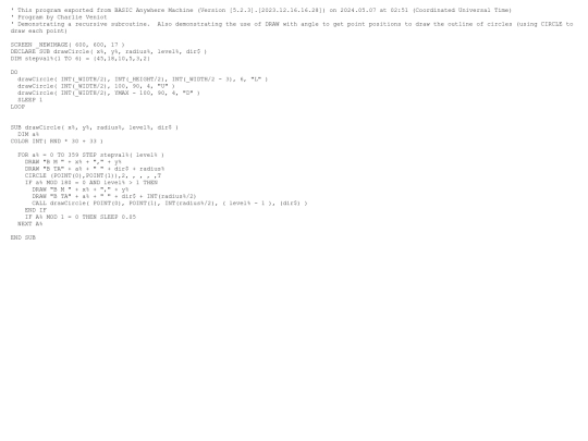 sample_programs/BAM Recursion Demo.prod.bas screenshot