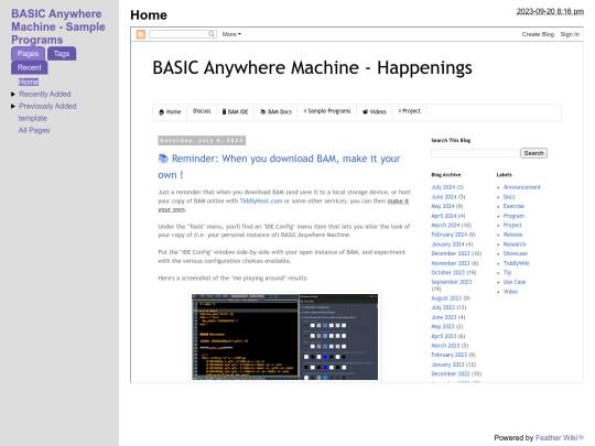 sample_programs/BAM_SamplePrograms screenshot