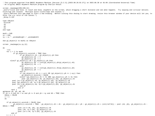 sample_programs/Biaxial Symmetry Graphing 1.prod.bas screenshot