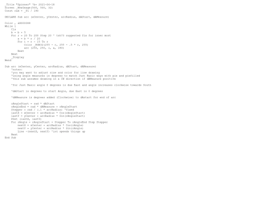sample_programs/BlueSpinner.prod.bas screenshot