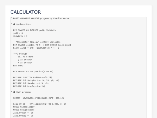 sample_programs/CALCULATOR.prod.bas screenshot