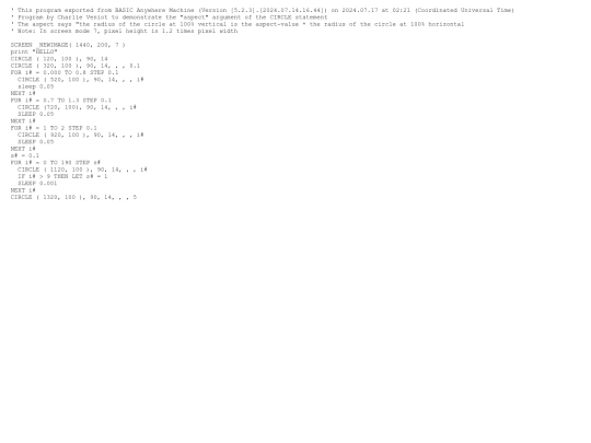 sample_programs/CIRCLE_ aspect argument.prod.bas screenshot