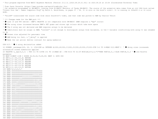 sample_programs/Catrun.prod.bas screenshot