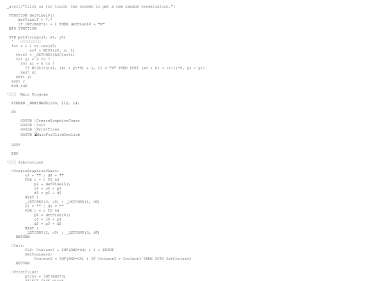sample_programs/Char Tessellate 2.prod.bas screenshot
