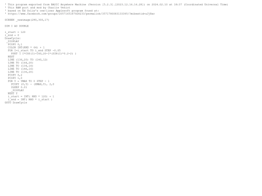 sample_programs/Color Changing Xmas Tree.prod.bas screenshot