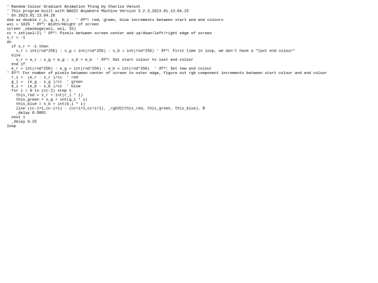 sample_programs/Colour Gradiant.prod.bas screenshot