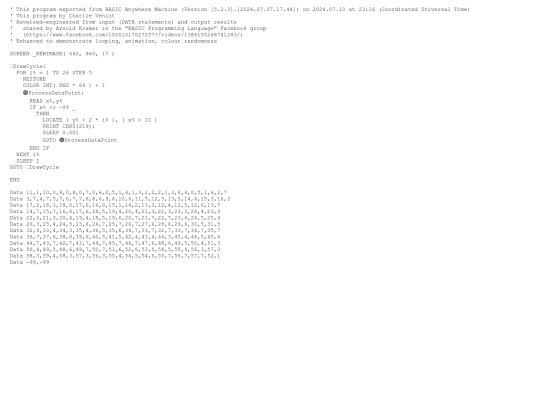 sample_programs/Cursive Text Sample.prod.bas screenshot