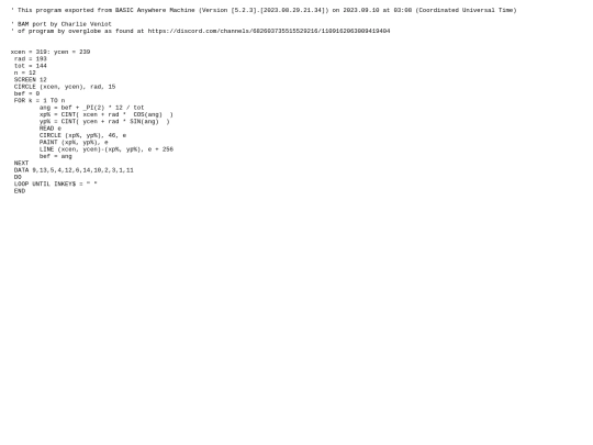 sample_programs/Draw Circles.prod.bas screenshot