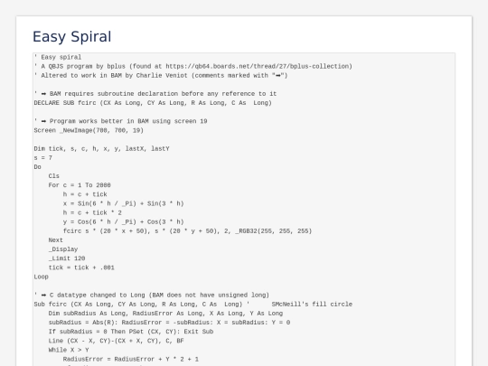 sample_programs/Easy Spiral.prod.bas screenshot