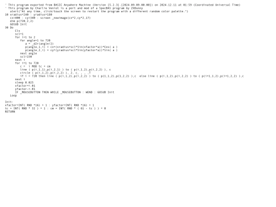 sample_programs/Fan Dance Ultralux.prod.bas screenshot