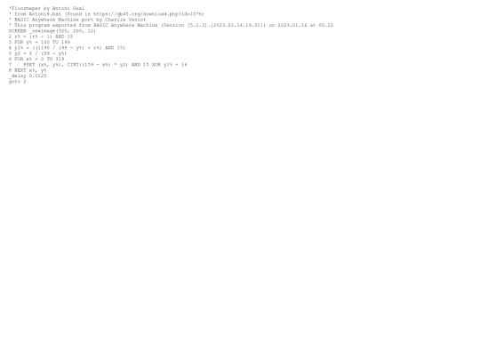 sample_programs/Floor Mapper.prod.bas screenshot