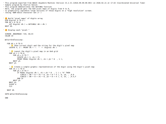 sample_programs/GETCHR$ Sample.prod.bas screenshot